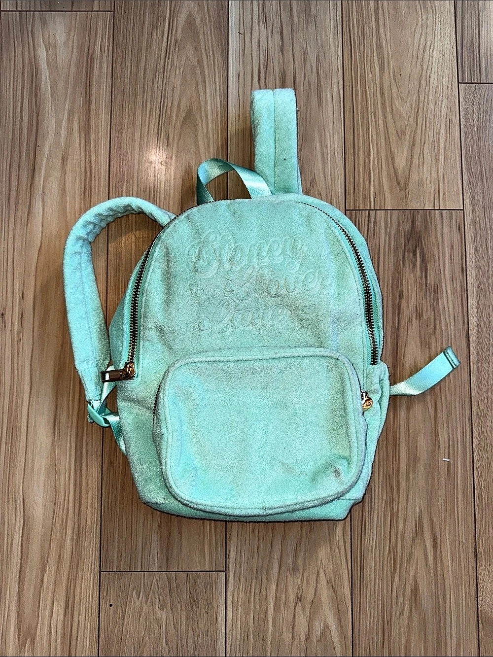 Stoney Clover Lane x Target Terry Cloth Embossed Backpack in Green